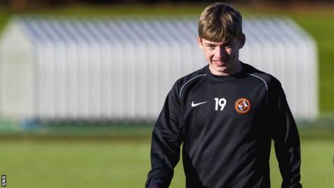 Dundee United midfielder Ryan Gauld