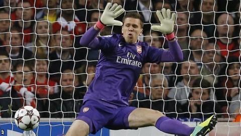 Arsenal goalkeeper Wojciech Szczesny