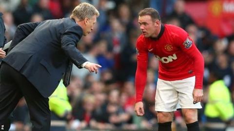David Moyes and Wayne Rooney