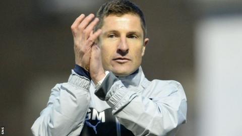 Raith Rovers manager Grant Murray