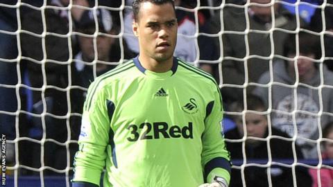 Swansea City keeper Michel Vorm