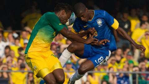 Brazil v South Africa in September, 2012