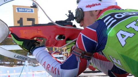 British biathlete