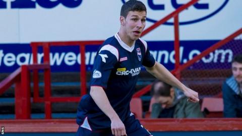 Ross County midfielder Filip Kiss