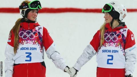 Chloe Dufour-Lapointe and Justine Dufour-Lapointe