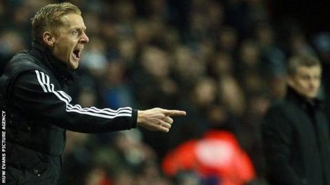 Swansea City boss Garry Monk and Cardiff City boss Ole Gunnar Solskjaer