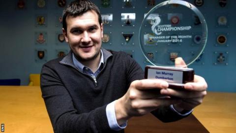 Dumbarton manager Ian Murray