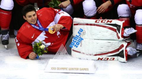 Canada beat Sweden 3-0 to win gold in the men's ice hockey on the final day of the the 2014 Winter Olympics.