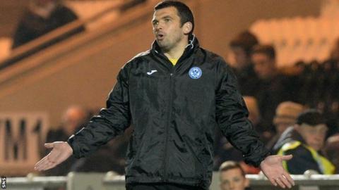 St Johnstone assistant manager Callum Davidson