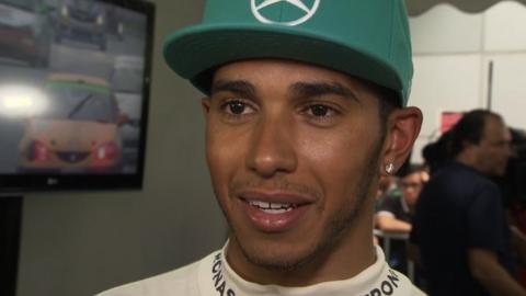 Mercedes' Lewis Hamilton