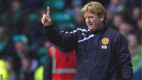 Motherwell manager Stuart McCall