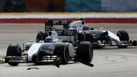 Malaysian GP: Felipe Massa and Valtteri Bottas in team orders battle