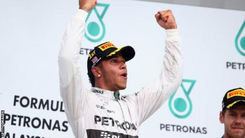 Mercedes driver Lewis Hamilton