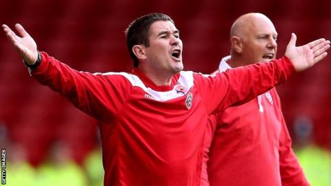 Sheffield United manager Nigel Clough