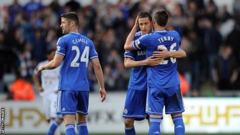 Chelsea celebrate