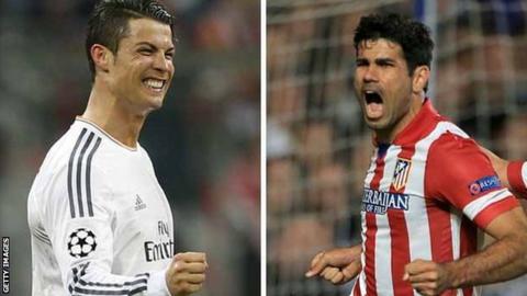 Cristiano Ronaldo and Diego Costa