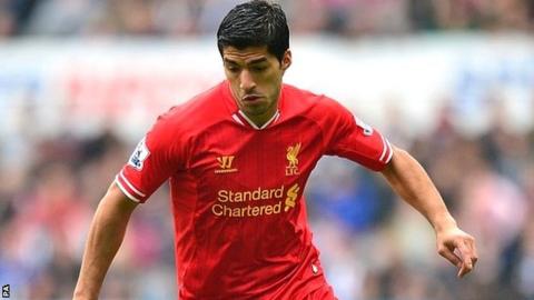 Liverpool striker Luis Suarez