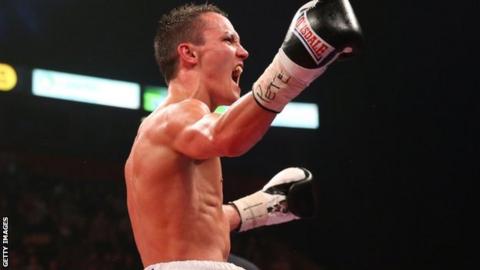 Boxer Josh Warrington