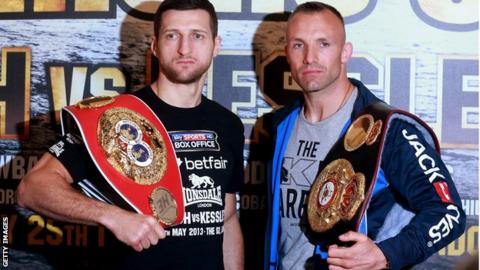 Carl Froch and Mikkel Kessler