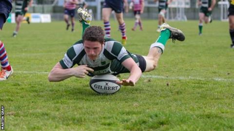 Shane Taylor scores for Guernsey