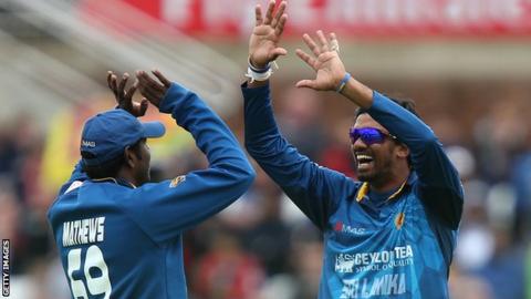 Sri Lanka captain Angelo Mathews and off-spinner Sachithra Senanayake