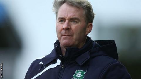 Plymouth Argyle manager John Sheridan