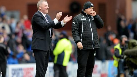Rangers manager Ally McCoist