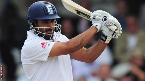 Ravi Bopara in action for England