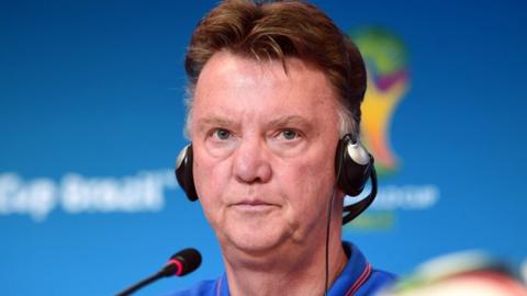 Netherlands coach Louis van Gaal