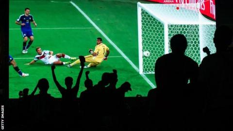 Germany fans celebrate