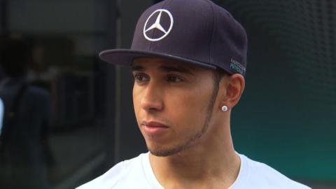 Mercedes driver Lewis Hamilton