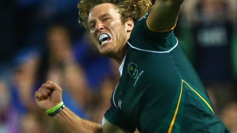 Werner Kok of South Africa