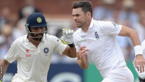 Ravindra Jadeja and James Anderson