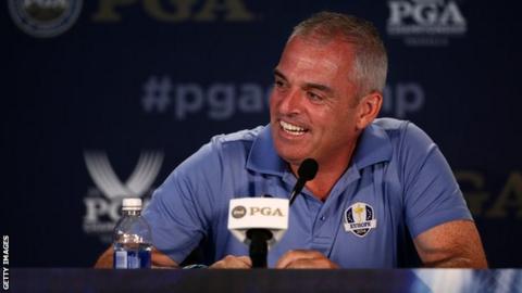 European Ryder Cup captain Paul McGinley