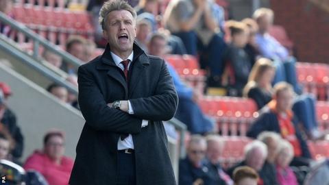 Crewe Alexandra manager Steve Davis