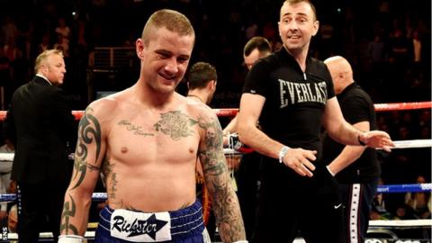 Ricky Burns grimaces after losing out to Dejan Zlaticanin
