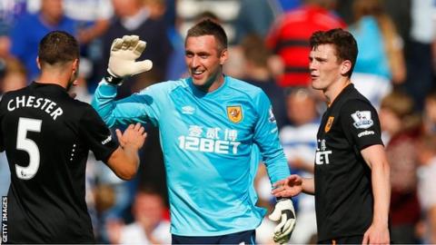 Andrew Robertson made his debut for Hull against QPR on Saturday