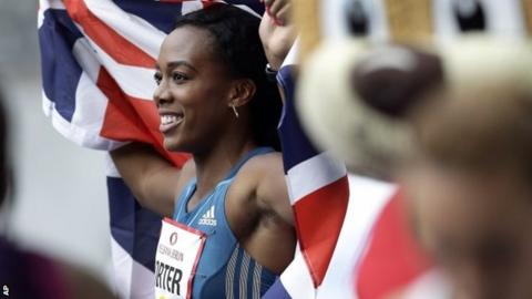 British 100m hurdler Tiffany Porter