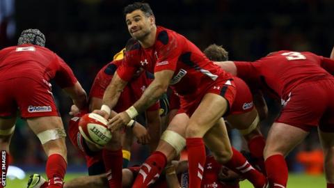 Wales scrum-half Mike Phillips