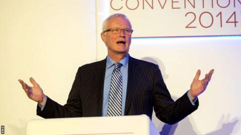 Barry Hearn addresses the Scottish FA Convention 2014
