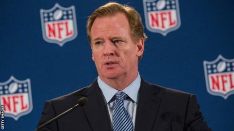 NFL commissioner Roger Goodell