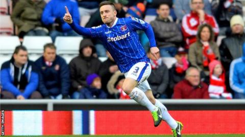 Carlisle left back Matty Robson