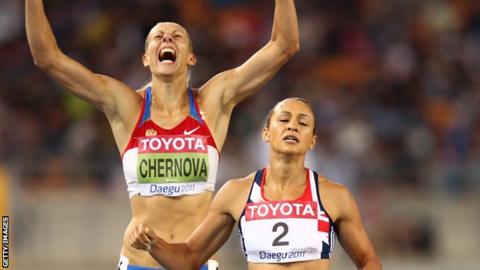 Russian heptathlete Chernova loses medals in doping case
