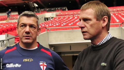 Daryl Powell and Stuart Pearce