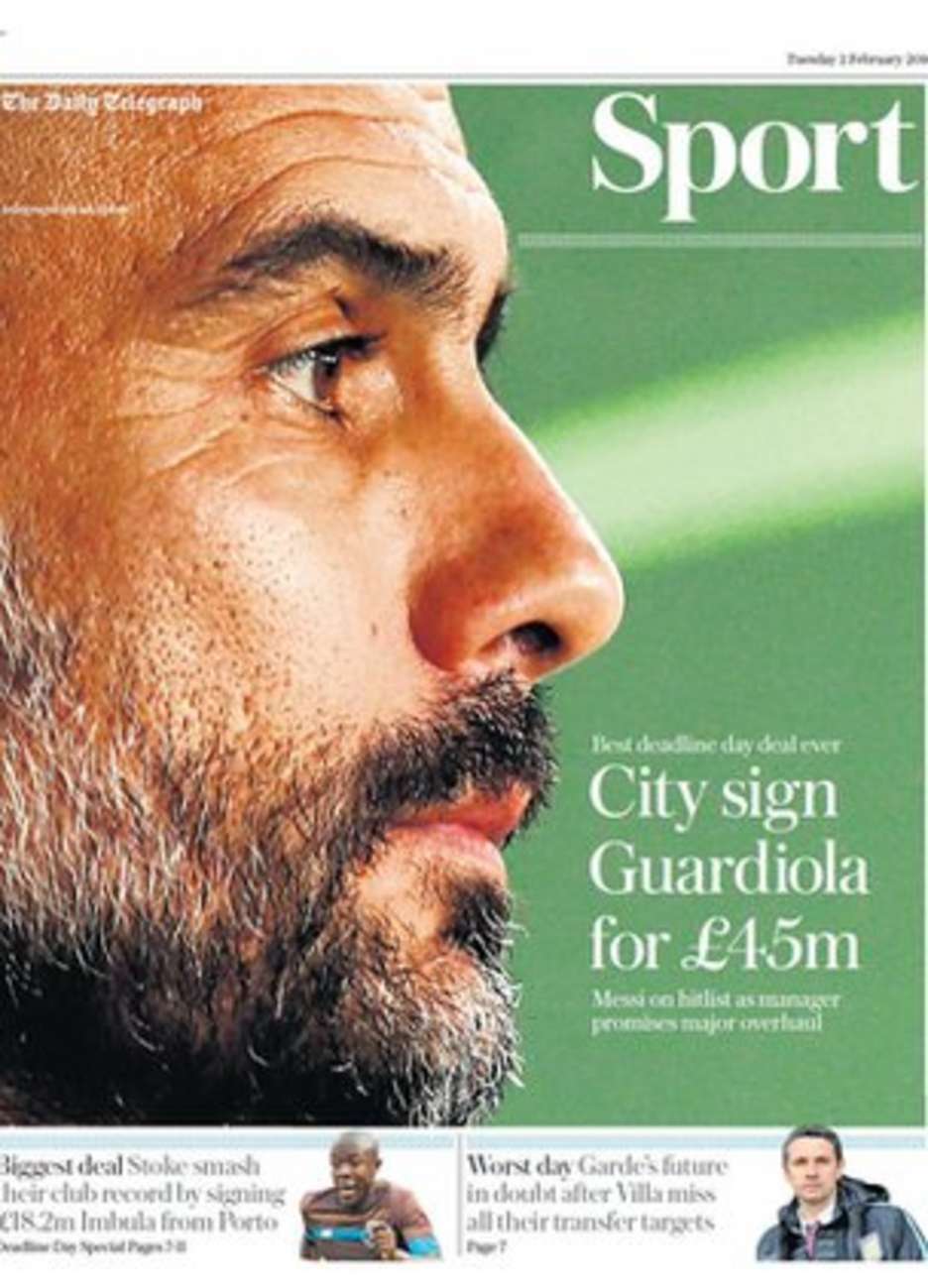 Today's newspaper gossip: Guardiola best paid coach in the world, Terry could move to Qatar