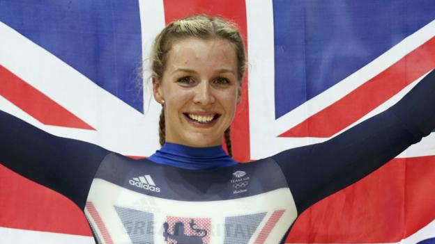 Watch James win track cycling silver