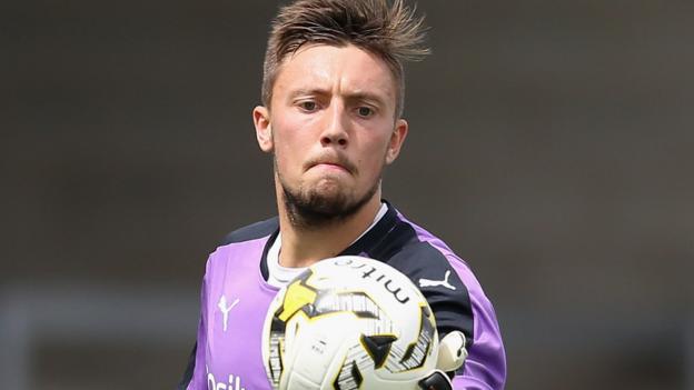 Jon Flatt: Cheltenham Town sign Wolves keeper on season-long loan