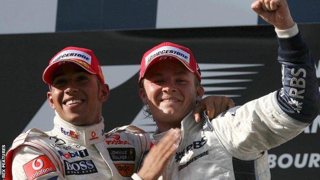 hamilton and rosberg
