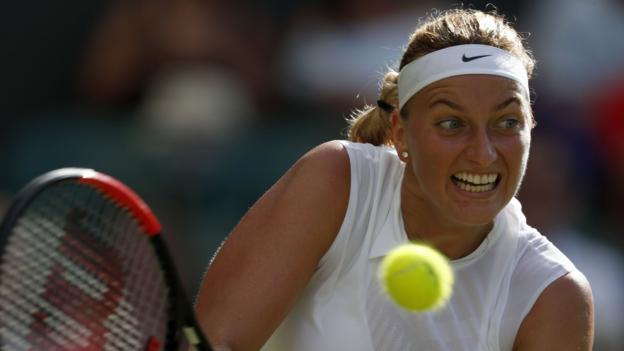 Two-time winner Kvitova & Halep through - watch five best shots