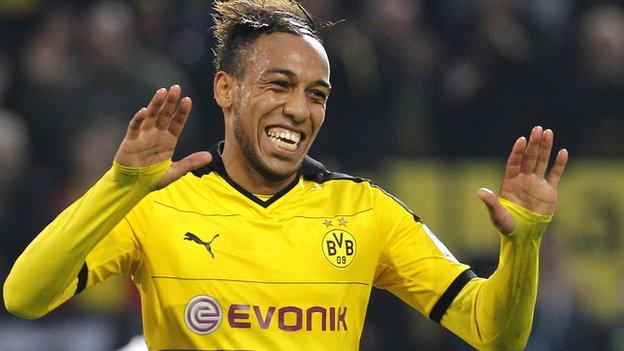 Image result for Aubameyang happy